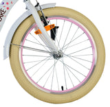 Volare Blossom Kinderfahrrad - Mädchen - 20 Zoll - Weiß