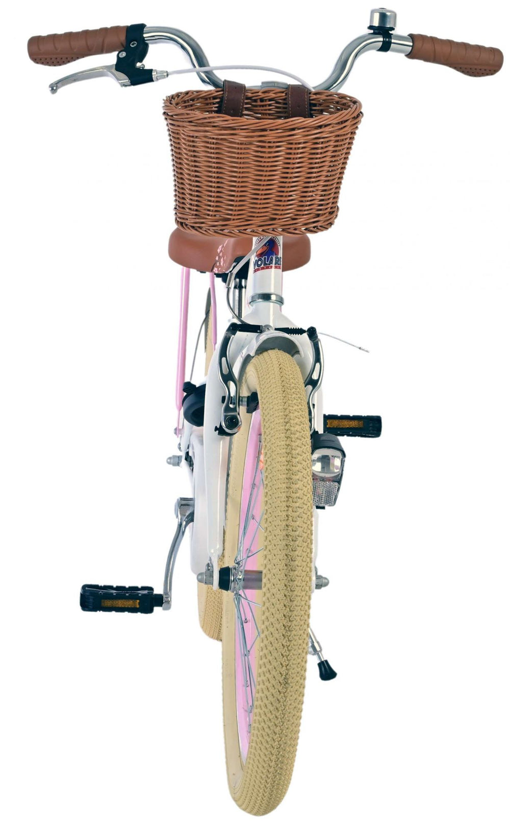 Volare Blossom Kinderfahrrad - Mädchen - 20 Zoll - Weiß