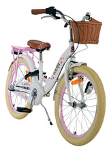 Volare Blossom Kinderfahrrad – Mädchen – 20 Zoll – Weiß – Nexus 3 Gänge