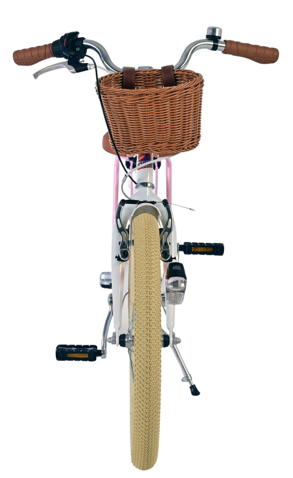 Volare Blossom Kinderfahrrad – Mädchen – 20 Zoll – Weiß – Nexus 3 Gänge