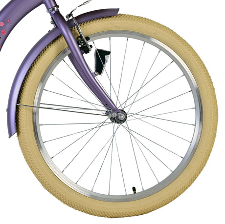 Volare Blossom Kinderfahrrad - Mädchen - 24 Zoll - Flieder