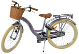Volare Blossom Kinderfahrrad – Mädchen – 24 Zoll – Lila – zwei Handbremsen