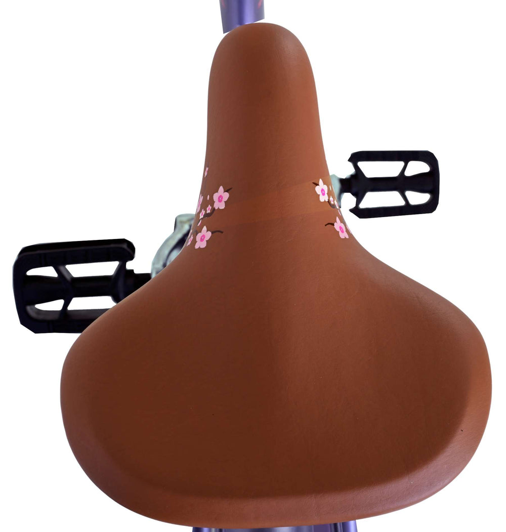 Volare Blossom Kinderfahrrad – Mädchen – 24 Zoll – Lila – 3 Gänge