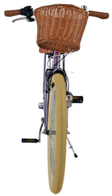 Volare Blossom Kinderfahrrad – Mädchen – 24 Zoll – Lila – 3 Gänge