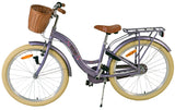 Volare Blossom Kinderfahrrad – Mädchen – 24 Zoll – Lila – 3 Gänge