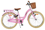 Volare Blossom Kinderfahrrad – Mädchen – 24 Zoll – Pink – zwei Handbremsen