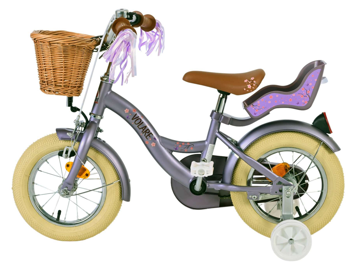 Bicycle per bambini Blossom Vlatare - Girls - 12 pollici - Purple