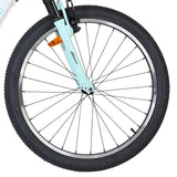 Volare boost kinderfiets - 24 inch - wit mintgroen - 21 speed