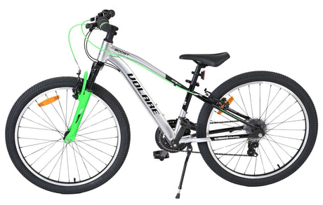 Volare boost kinderfiets - 24 inch - zilver groen - 21 versnellingen