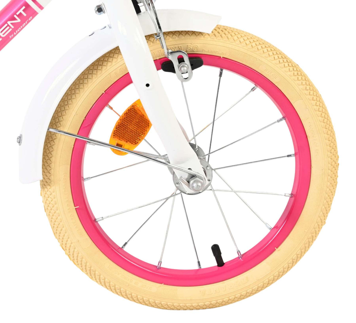 Volare ausgezeichnetes Kinderfahrrad – Mädchen – 14 Zoll – Weiß