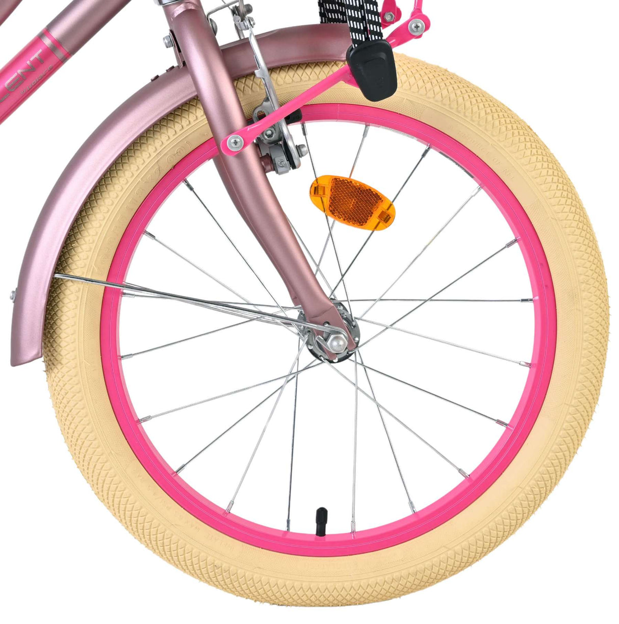 Volare ausgezeichnetes Kinderfahrrad – Mädchen – 18 Zoll – mattrosa