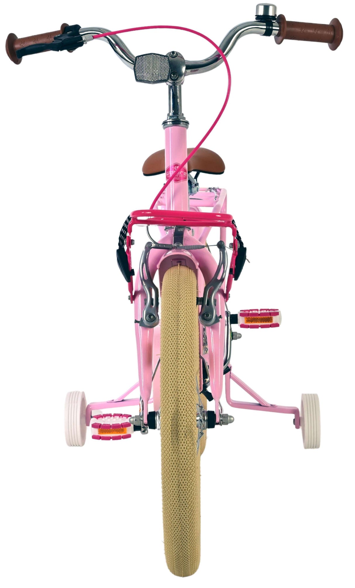 Volare ausgezeichnetes Kinderfahrrad – Mädchen – 18 Zoll – Rosa – 95 % zusammengebaut