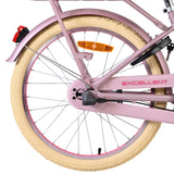 Volare ausgezeichnetes Kinderfahrrad – Mädchen – 20 Zoll – Mattrosa – 3 Gänge