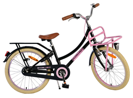 Volare ausgezeichnetes Kinderfahrrad - Mädchen - 20 Zoll - Schwarz