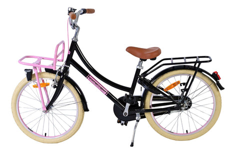 Volare ausgezeichnetes Kinderfahrrad - Mädchen - 20 Zoll - Schwarz