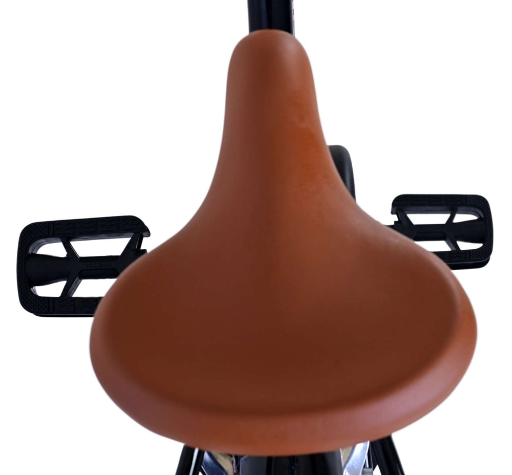Volare Volare Kinderfahrrad Mädchen 24 Zoll Schwarz Zwei Handbremsen