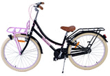 Volare Volare Kinderfahrrad Mädchen 24 Zoll Schwarz Zwei Handbremsen