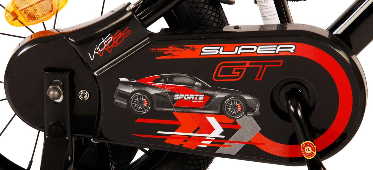 Volare Super GT Kinderbike Jungen 14 Zoll rote zwei Handbremsen