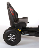 Volare Go-Kart-Rennwagen – Jungen – groß – Luftreifen – schwarz