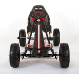 Volare Go-Kart-Rennwagen – Jungen – groß – Luftreifen – schwarz