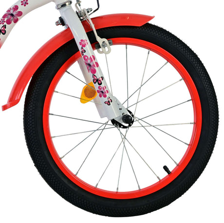 Volare schönes Kinderfahrrad – Mädchen – 18 Zoll – rot weiß