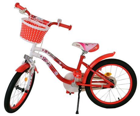 Volare schönes Kinderfahrrad – Mädchen – 18 Zoll – rot weiß