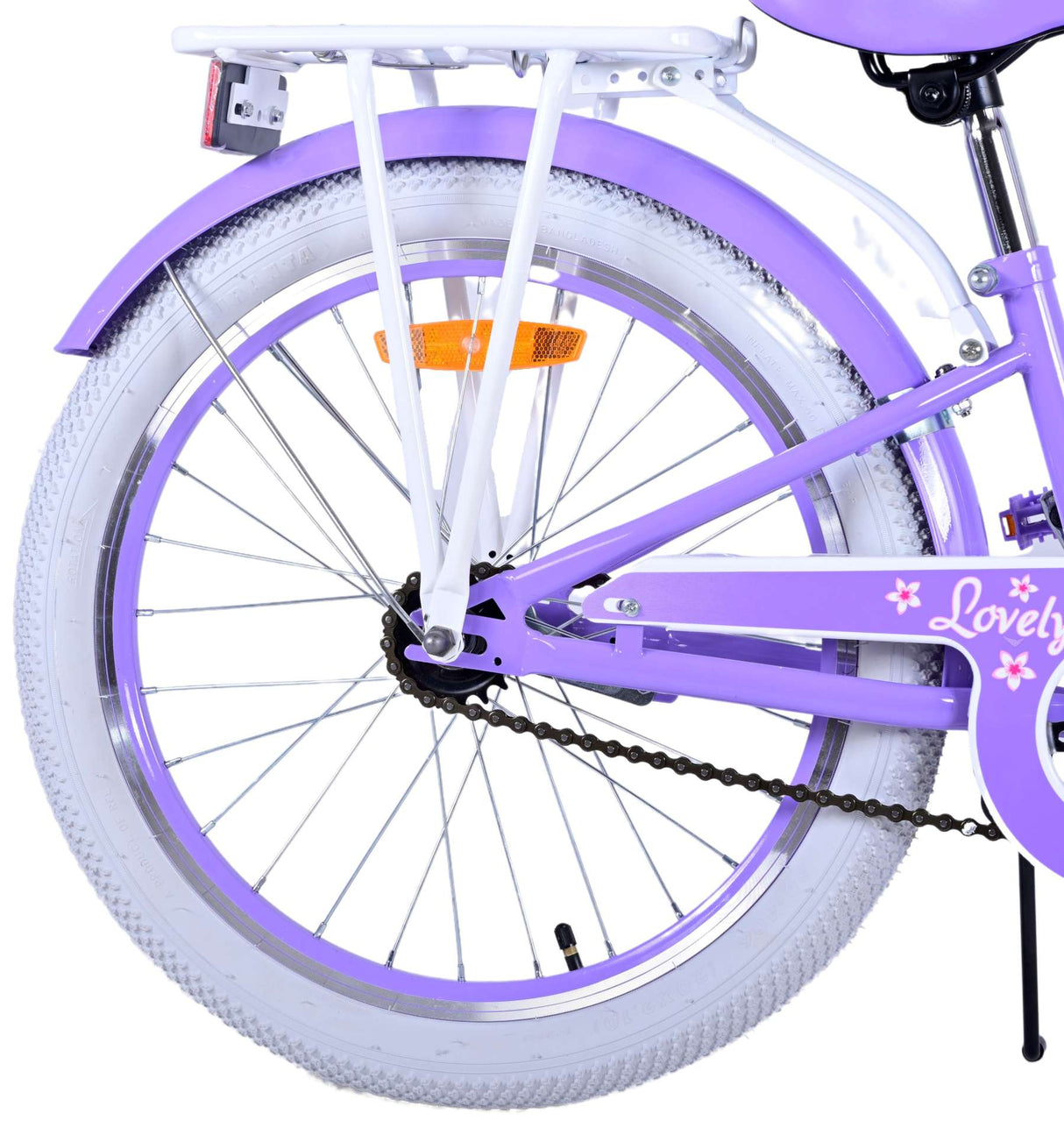 Volare schönes Kinderfahrrad – Mädchen – 20 Zoll – Lila