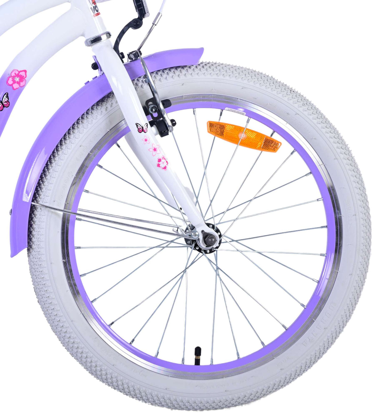 Volare schönes Kinderfahrrad – Mädchen – 20 Zoll – Lila