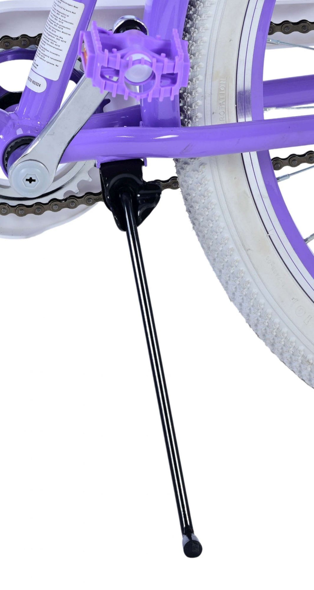 Volare schönes Kinderfahrrad – Mädchen – 24 Zoll – Lila