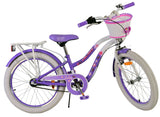 Volare schönes Kinderfahrrad – Mädchen – 20 Zoll – Lila – 3 Gänge
