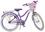 Volare schönes Kinderfahrrad – Mädchen – 24 Zoll – Lila – zwei Handbremsen