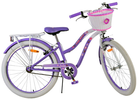 Volare schönes Kinderfahrrad – Mädchen – 24 Zoll – Lila – zwei Handbremsen
