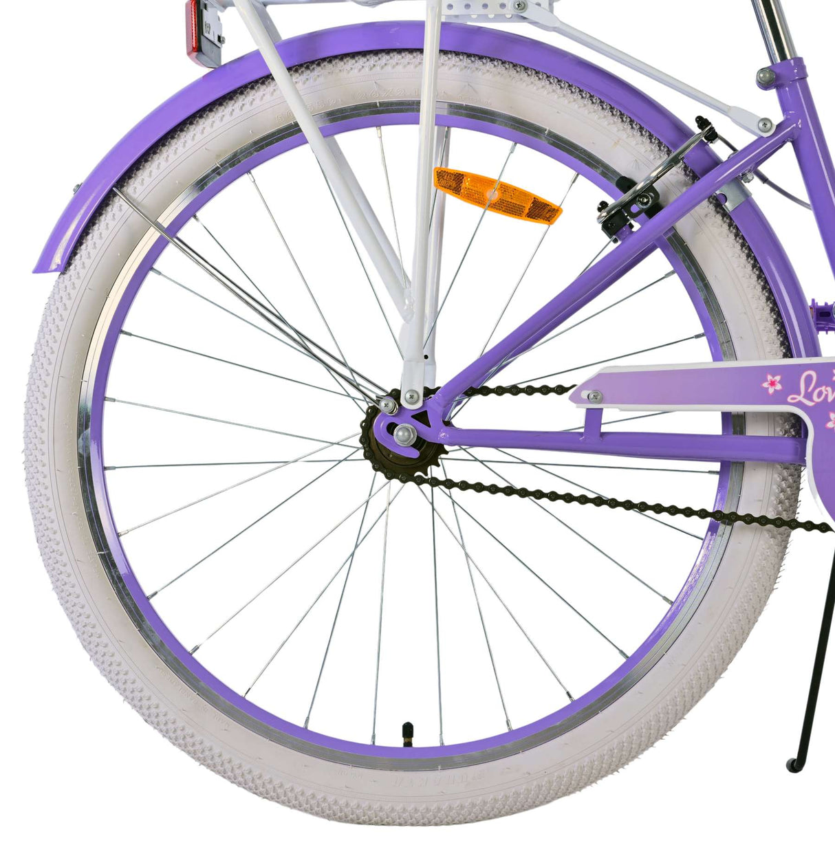 Volare schönes Kinderfahrrad – Mädchen – 26 Zoll – lila – zwei Handbremsen