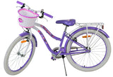 Volare schönes Kinderfahrrad – Mädchen – 24 Zoll – Lila – zwei Handbremsen