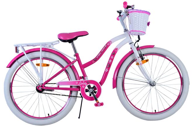 Volare schönes Kinderfahrrad – Mädchen – 24 Zoll – Rosa