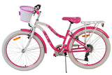 Volare schönes Kinderfahrrad – Mädchen – 24 Zoll – Pink – 7 Gänge