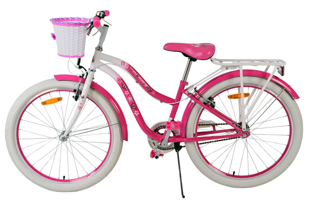 Volare schönes Kinderfahrrad – Mädchen – 24 Zoll – Pink – zwei Handbremsen