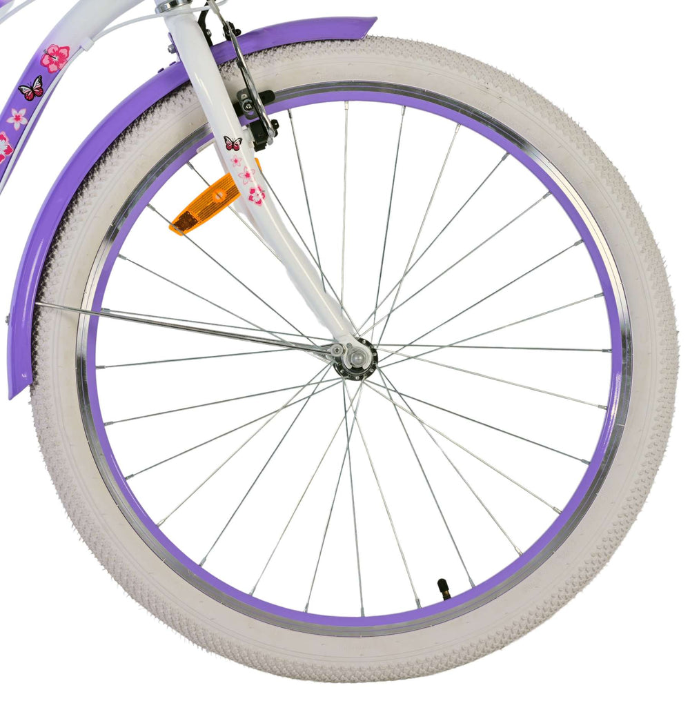 Volare schönes Kinderfahrrad – Mädchen – 26 Zoll – Lila – 7 Gänge