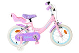 Volare Olivia Kinderfahrrad – Mädchen – 14 Zoll – Pink – zwei Handbremsen