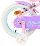 Volare Olivia Kinderfahrrad – Mädchen – 14 Zoll – Pink – zwei Handbremsen