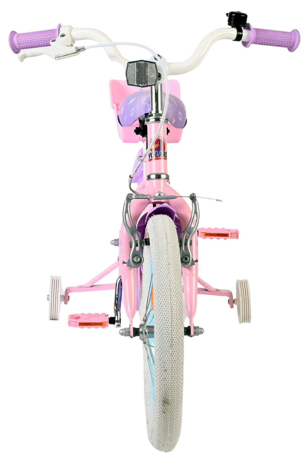 Volare Olivia Kinderfahrrad – Mädchen – 16 Zoll – Rosa