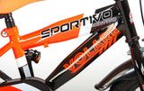 Volare Sportivo Children's Bike Boys 14 -calowy Neon Oranje czarny 95% zgromadzony