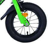 Volare Sportivo Kinderfahrrad - Jungen - 12 Zoll - Grün Schwarz - Zwei Handbremsen