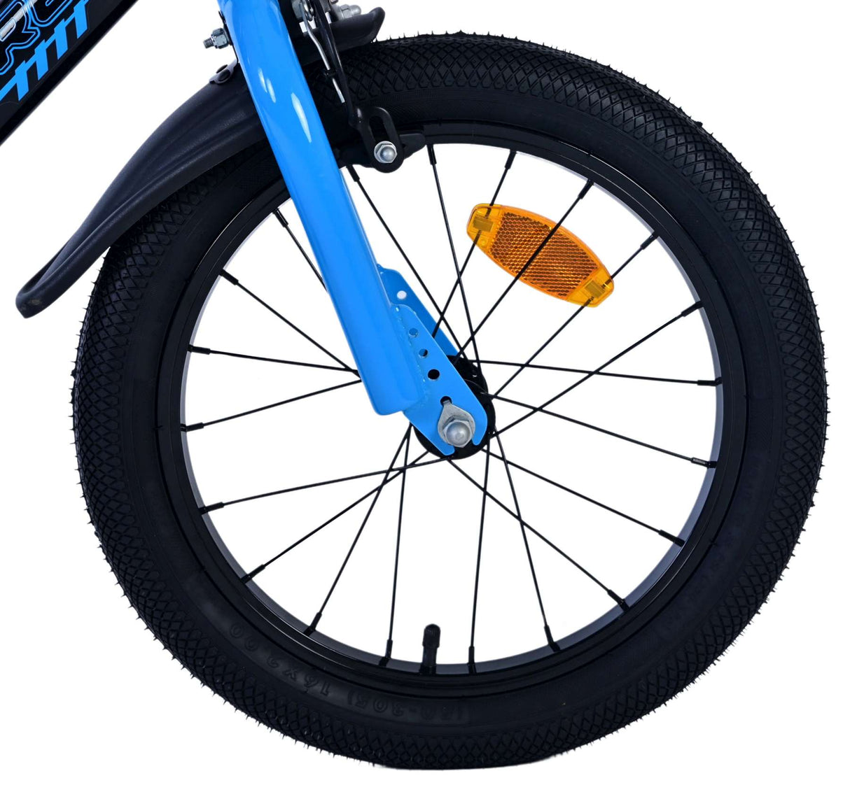 Volare Sportivo Kinderrad - Jungen - 16 Zoll - Blau Schwarz - Zwei Handbremsen