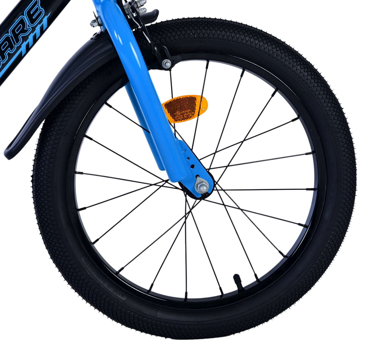 Volare Sportivo Kinderfahrrad - Jungen - 18 Zoll - Blau Schwarz - Zwei Handbremsen