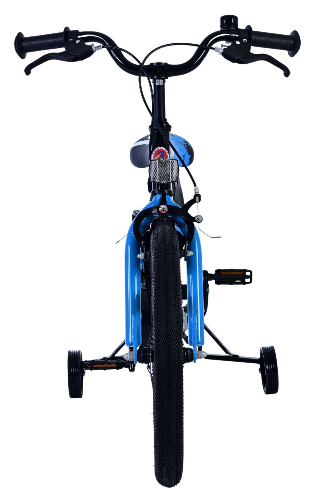 Volare Sportivo Kinderfahrrad - Jungen - 18 Zoll - Blau Schwarz - Zwei Handbremsen