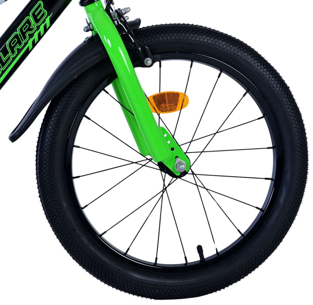 Volare Sportivo Kinderfahrrad - Jungen - 18 Zoll - Grün Schwarz