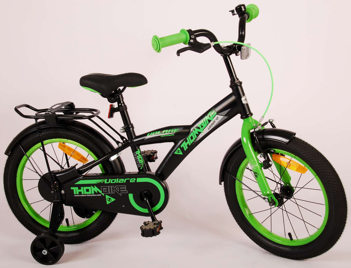 Volare Thombike Bike Children Bike Green de 16 pulgadas Black Green