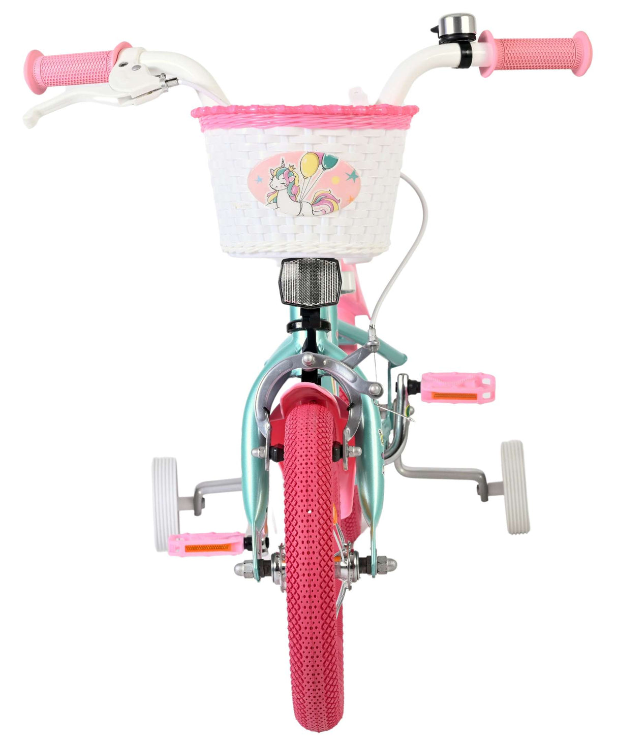 Volare Einhorn Kinderfahrrad - Mädchen - 12 Zoll - Grün