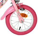 Volare Einhorn Kinderfahrrad – Mädchen – 12 Zoll – Pink – zwei Handbremsen